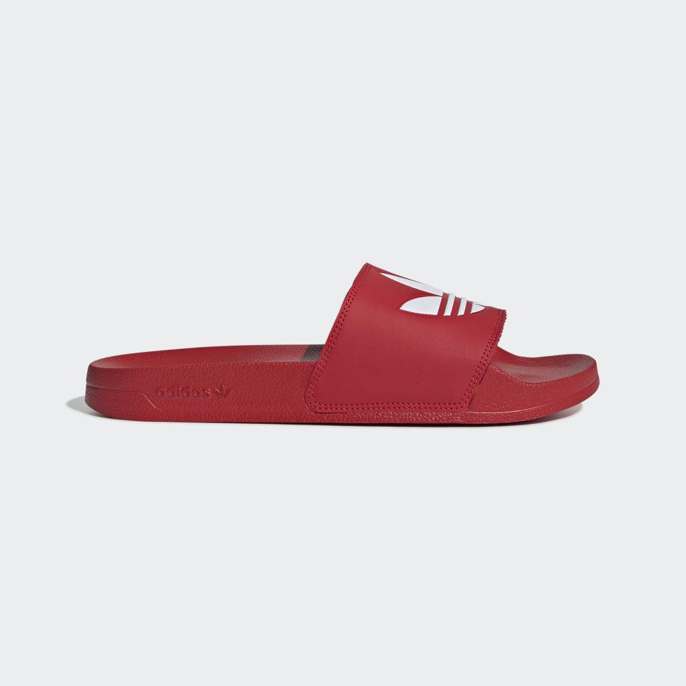 Papuci Adidas Adilette Lite Barbati Romania - Rosii Inchis/Albi FU8296
